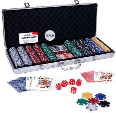 

Casinoite 500 Diced Poker chipset Without Denomination(Multicolor)