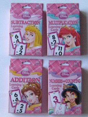 

Bendon Publishing Disney Princess 4 Deck Learning(Pink)