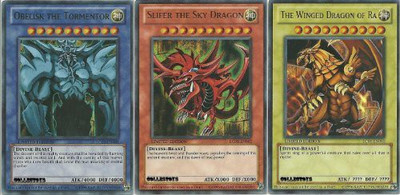

Yu-Gi-Oh! Yugioh Legendary Collection Ultra Rare God Set Of 3(Multicolor)
