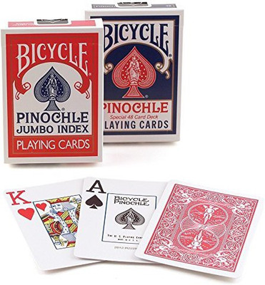 

Bicycle Pinochle Jumbo Playing Cards(Multicolor)