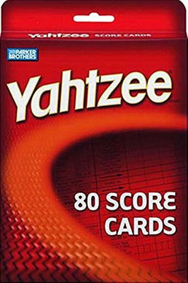 

Hasbro Yahtzee 80 Score Cards(Multicolor)