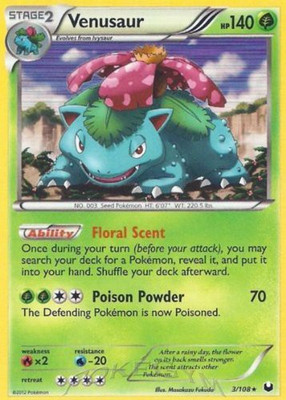 

Pokemon Venusaur (3/108) Bw Dark Explorers Holo(Green)
