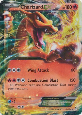 

Pokemon Charizard Ex Xy Flashfire 12/106(Multicolor)