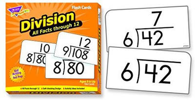 Trend Enterprises Inc Skill Drill Flash Cards: Division All Facts(Orange)