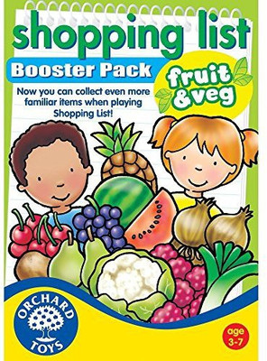 

Orchard Toys Shopping List Booster Pack Fruit & Veg(Multicolor)