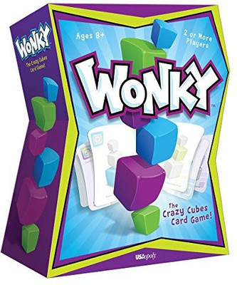 

USAopoly Wonky The Crazy Cubes Card Game(Multicolor)