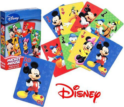 

Disney Mickey Mouse Playing Cards(Multicolor)