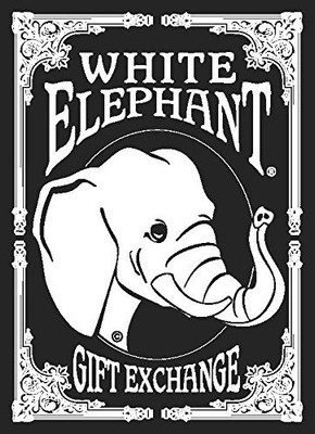 

Third Eye Products White Elephant Gift Exchange 52 Deck(Black)