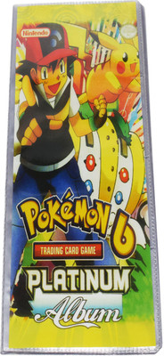

Kiditos Pokemon Trading Card Album Platinum - 4 Pocket (Total 104 Pocket)(Multicolor)
