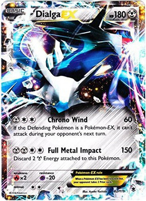 

Pokemon Dialga Ex Xy Phantom Forces 62/119(Multicolor)