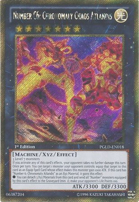 

Yu-Gi-Oh! Number C6 Chronomaly Chaos Atlandis (Pglden018) Premium(Black)