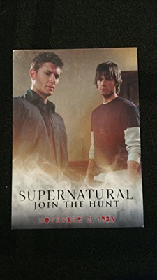 

Cryptozoic Entertainment Supernatural Join The Hunt Seasons 13 Factory Sealed(Black)