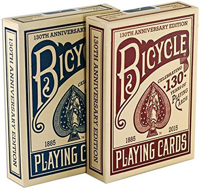 

Bicycle 130th Anniversary Playing Cards(Red)