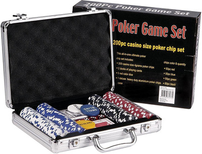 

Cp Bigbasket Diced Poker Chip Game Set(Silver)