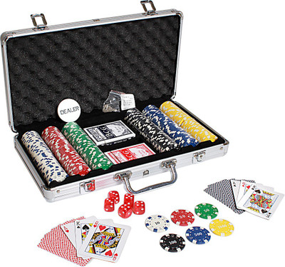 

Casinoite 300 Pieces Diced Poker Chip Set with Denomination Toy(Multicolor)