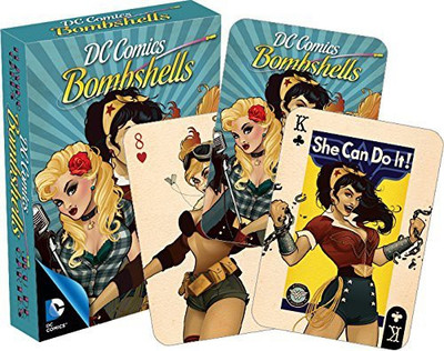 

Aquarius Dc Bombshells Playing Cards(Multicolor)