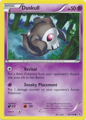 

Pokemon Duskull (38) Xy Flashfire(Purple)
