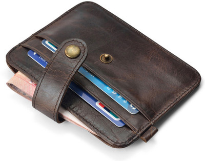 

Taslar 4 Card Holder(Set of 1, Brown)