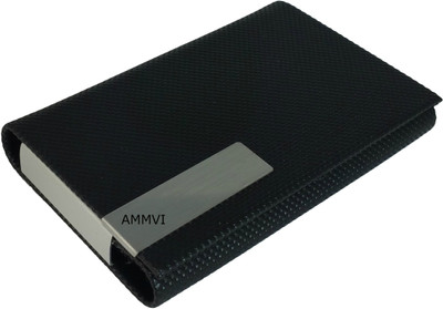 

Ammvi Creations 15 Card Holder(Set of 1, Black)