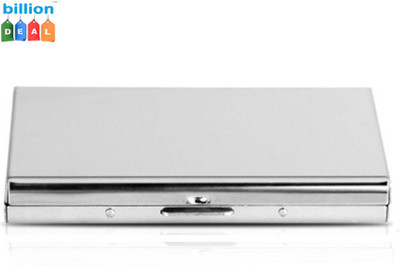

billion Deal Steel Wallet Well Looking Men's Debit/Credit/Visa Stylish Luxury ATM 6 Card Holder(Set of 1, Silver)