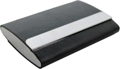 

Jags Jai 20 Card Holder(Set of 1, Black, Silver)