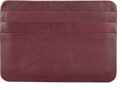 

Adamis 4 Card Holder(Set of 1, Maroon)