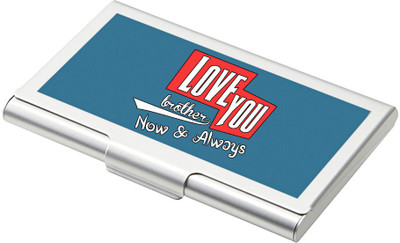 

SKY TRENDS 15 Card Holder(Set of 1, Silver)