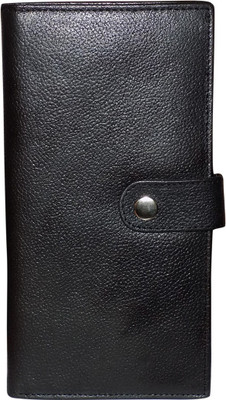

Kan Kan Black Premium Quality Leather Document Holder For Men and Women(Black)