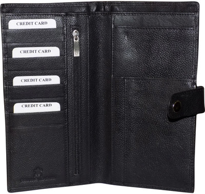 

Style 98 Men Black Genuine Leather Document Holder(8 Card Slots)