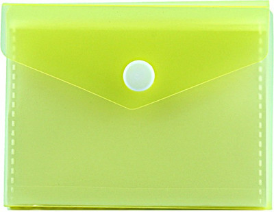 

ShopoSite 40 Card Holder(Set of 1, Yellow)