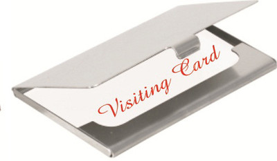 

Kitchenary 10 Card Holder(Set of 1, Silver)