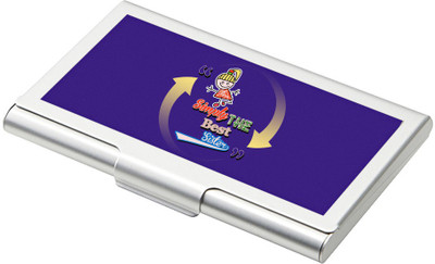

SKY TRENDS 15 Card Holder(Set of 1, Silver)