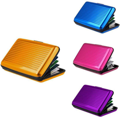 

Sayee 6 Card Holder(Set of 4, Multicolor)