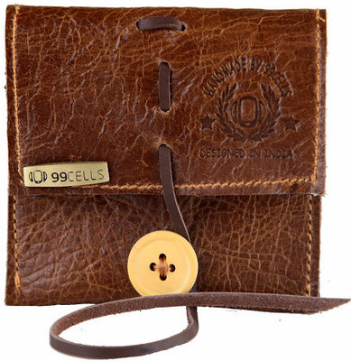 

99Cells 10 Card Holder(Set of 1, Brown)
