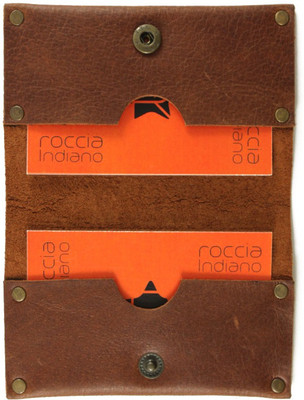 

Roccia Indiano Sleek 06 10 Card Holder(Set of 1, Brown)