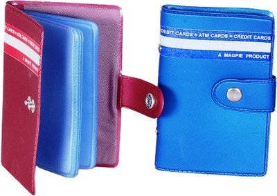

Aahum Sales 10 Card Holder(Set of 2, Multicolor)