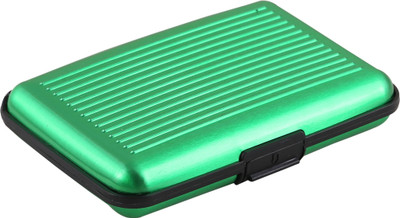 

ZBLACK Silky Light Green Atm Visiting 8 Card Holder(Set of 1, Black)