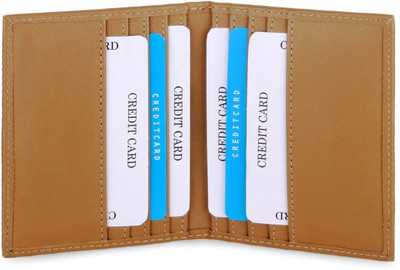 

Fashion ALW 8 Card Holder(Set of 1, Tan)