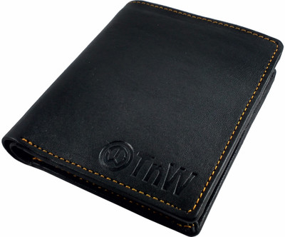 

SA Enterprises Men Formal Black Genuine Leather Wallet(5 Card Slots)