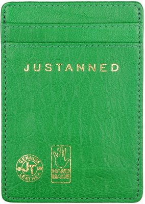 

Justanned 4 Card Holder(Set of 1, Green)