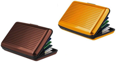 

GENEXTONLINE 6 Card Holder(Set of 2, Multicolor)