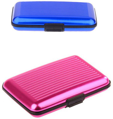 

SOI Wallets 6 Card Holder(Set of 2, Multicolor)