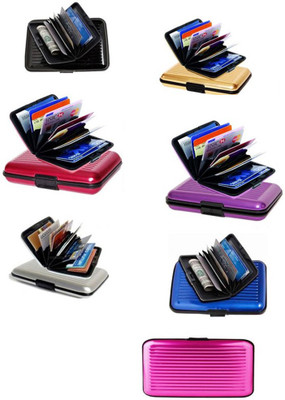 

Golddust 6 Card Holder(Set of 7, Multicolor)