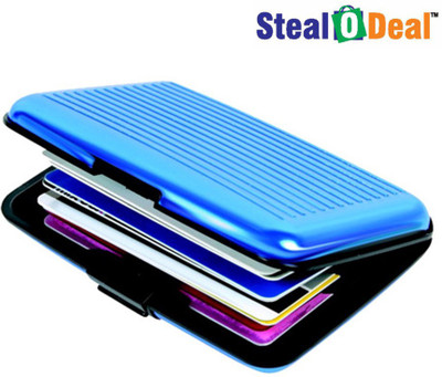 

Stealodeal Blue Atm Visting 6 Card Holder(Set of 1, Blue)