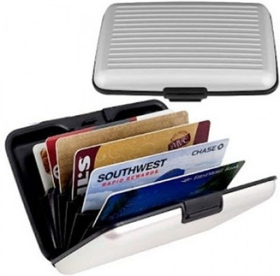 

RP 6 Card Holder(Set of 1, Silver)