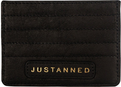 

Justanned 4 Card Holder(Set of 1, Black)