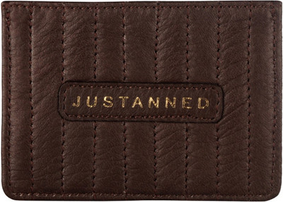 

Justanned 4 Card Holder(Set of 1, Brown)