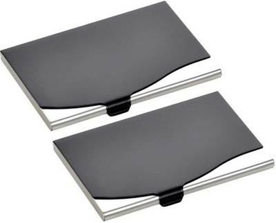 

Executive 4 Card Holder(Set of 2, Black)
