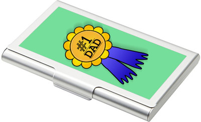 

SKY TRENDS Father's Day 15 Card Holder(Set of 1, Silver)