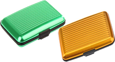

Alexus 6 Card Holder(Set of 2, Green, Yellow)